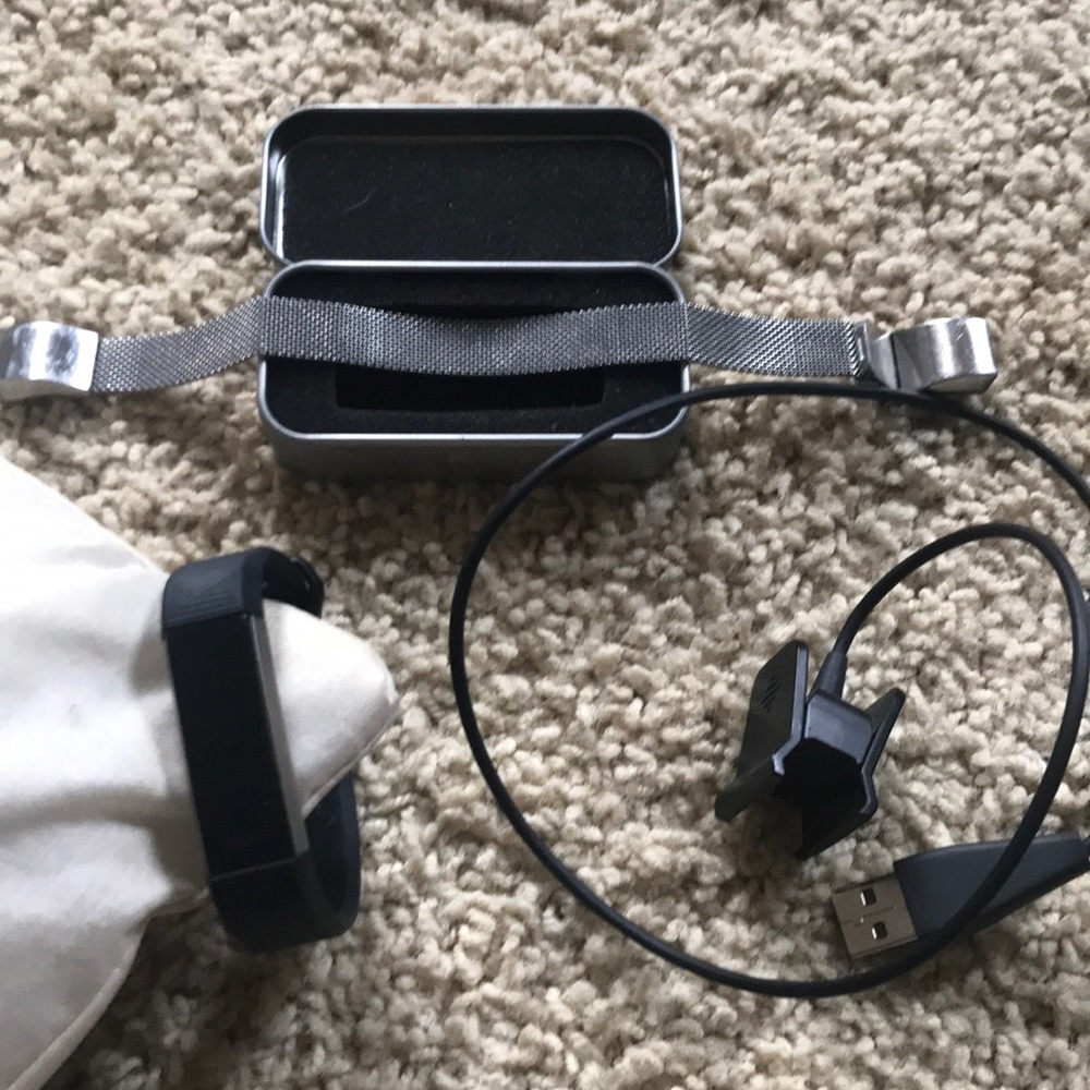 Fitbit Alta HR with accessories